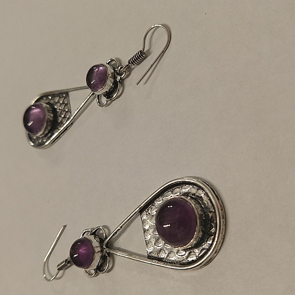 Amethyst earrings